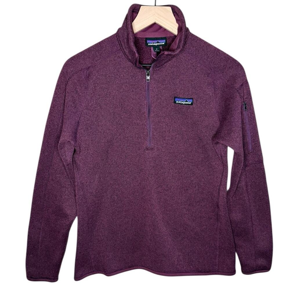 Patagonia Women’s Sz Medium Better Sweater® 1/4-Zip Fleece in Purple 25618